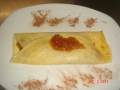 Crepe com doce de Maça